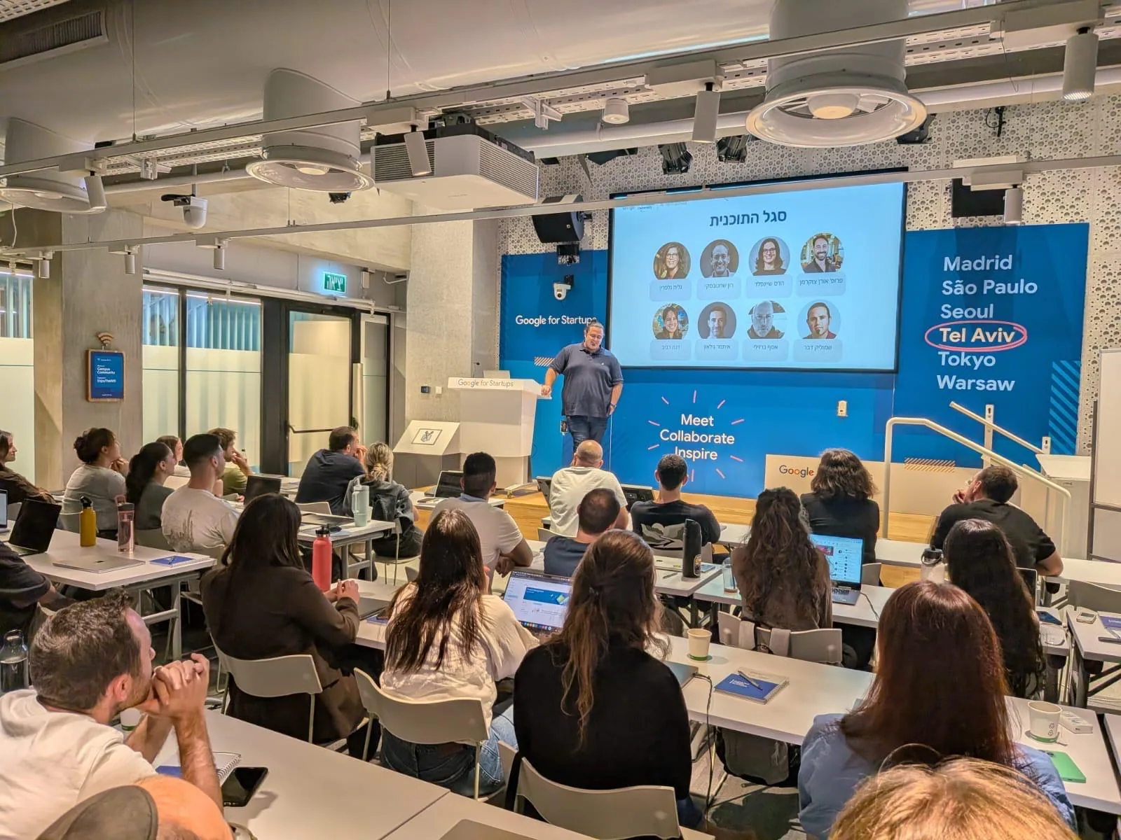 GenAI session at the Google for Startups campus in Tel Aviv