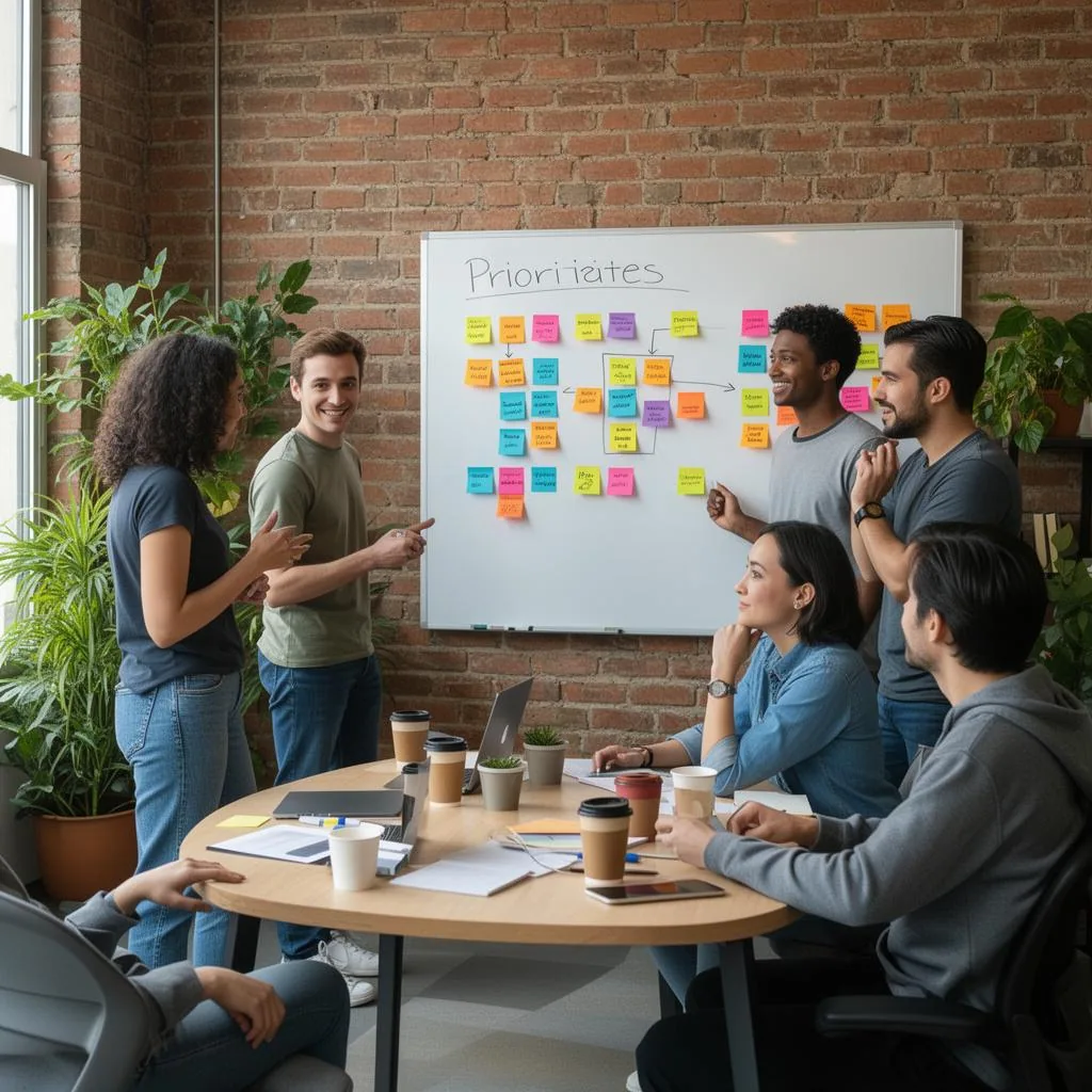 Step 02: Prioritize – Not every AI opportunity is worth pursuing. We help you focus on high-value, low-risk initiatives that can deliver results quickly.
